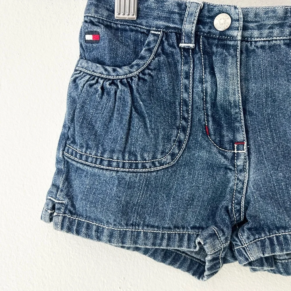 Vintage Tommy Hilfiger Baby 6-12 months Blue Denim Shorts